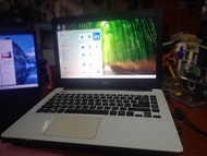 notebook acer aspire e5-411 มือสอง Celeron n2840 ram 8 GB ssd 120 GB ใช้งานได้ปกติ