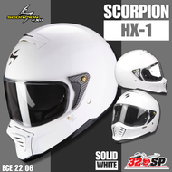 หมวกกันน็อค SCORPION HX-1 !!320SP #1 White XL (61-62)