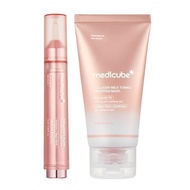 [medicube] Milky Glow Lock Collagen Duo l Collagen Glazed Milky Glow Wrapping Mask (20-Min Use) + Co