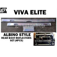 VIVA ELITE albino style rear boot & bumper reflectors set (4pcs)