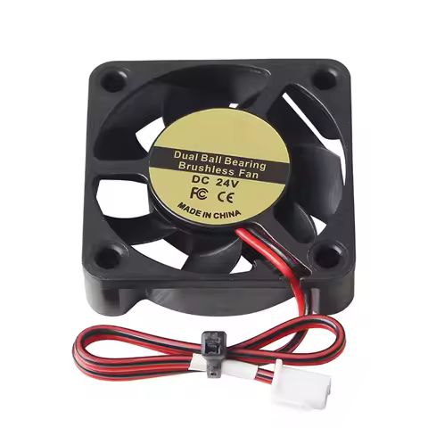 24V DC 40x40x10mm Dual Ball Bearing Brushless Fan for SV08 For 3D Printer 5500 RPM Reliable Performa