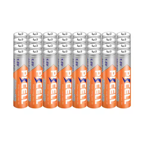 36PC PKCELL AAA Ni-Zn Battery AAA Rechargeable Battery aaa 900mWh 3a 1.6V nizn batteriesFor Micropho