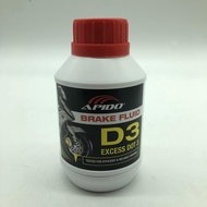 APIDO BRAKE FLUID OIL MINYAK BREK BRAKE APIDO DOT 3 300ML MOTORCYCLE BRAKE FLUID APIDO DOT 3 DOT3 EX