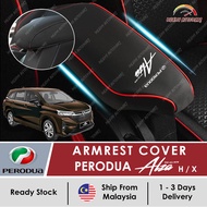 Perodua NEW ALZA 2022 2023 BARU H X Armrest Cover Soft Protective Anti Scratch Car Gear Up Bodykit Kereta Accessori
