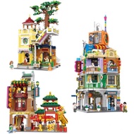 BALODY MINI BLOCK GHOUZHOU CITY : LION DANCE STREET/ NAN KWOK TREE HOUSE/ CORNER SHOP (21036/21037/2