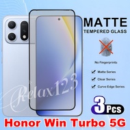 For Honor Win Turbo 5G 3PCS Matte Frosted Glass For Honor Win RT HONOR WIN TURBO 5G 2026 9H Tempered
