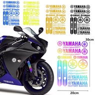 For YAMAHA Reflective Sticker Fender Decal Factory Racing Revs Your Heart Logo Helmet Beautiful deco