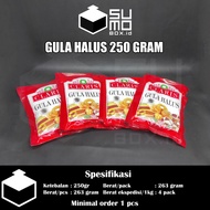 Gula Tabur Donat 250gram / Gula Halus Claris 250gram / Gula Halus Dunia 250gr