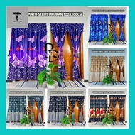 Haii** Gorden Pintu Atau Jendela Panjang Kamar Tidur Aesthetic Mewah Minimalis Ukuran 100Cm X 200Cm