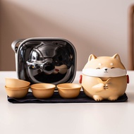 cpm·teaset | Cute Dog Design Portable Tea Set