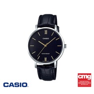 CASIO นาฬิกาข้อมือ CASIO รุ่น LTP-VT01L-1BUDF สายหนัง สีดำ