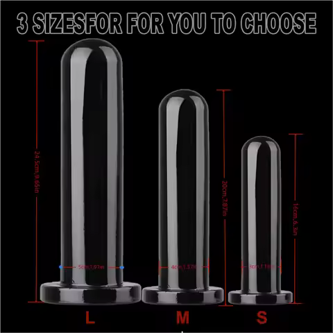 Crystal Dildo Anal Sextoys for Woman Black Buttplug G-spot Stimulate Prostate Massager Sextoy for Ma