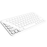 inote X-KEY 38BT Multi Pairing Bluetooth Keyboard | Retro Round Keycaps | Connect 3 Devices | iOS An