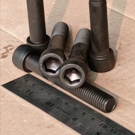 BOLT L M14X90 STEEL BOLT L STEEL M14 X 90 LENGTH 9CM 9 CM BLACK COLOR KEY L12 L 12 BOLT L STEEL M14 