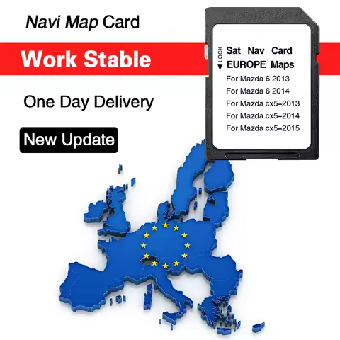 NB1 Navigation SD Card 8GB Sat Nav for Mazda 6 CX5 CX9 2025 EU Turkey UK GPS Map Version Card Navi S