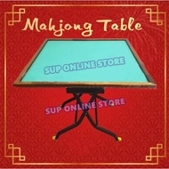 【Free】3V Mahjong &amp; Lami Table / Fordable Square Mahjong Table