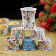 Direct Oven Use Colorful Roll Cupcake Desert Coating High Temperature Resistant Cupcake Mold Paper T