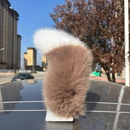 【Ready Stock】 Car Tail Decoration Electric Fox Plush Small Tail Will Move Swing Car Electric D6Bx