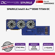 SPARKLE Intel Arc B580 TITAN OC 12GB GDDR6 Graphics Card SB580T-12GOC
