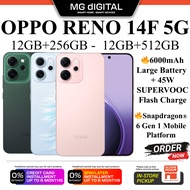 [READY STOCK] OPPO RENO 14 F  5G (12GB+256GB/12GB+512GB) l 6000mAh  Battery + 45W SUPERVOOC Charge