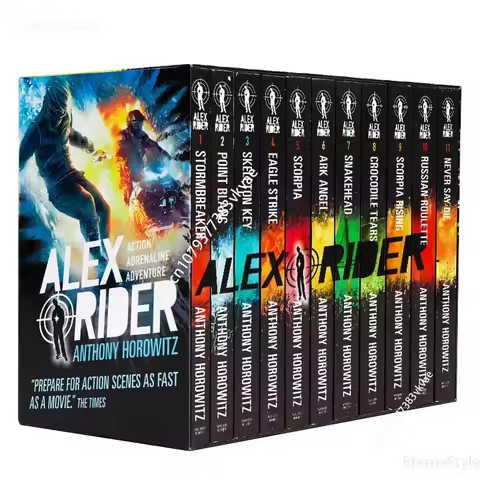 13 Books English Novel AlexRiderTheBookCollection English Books for Children The Complete Alex Rider