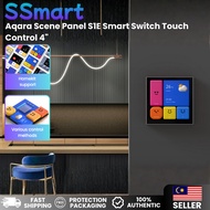 Aqara Scene Panel S1E Smart Switch Touch Control 4" Full LED WIFI Timer Calendar Power Statistics Ho