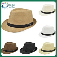 【COD&amp;Fast Delivery】ระบายอากาศได้ดี ปีกกว้าง U nisex ฤดูร้อน หมวกคาวบอย Fedora หมวกแจ๊ส หมวกฟางปานามา หมวกกันแดด