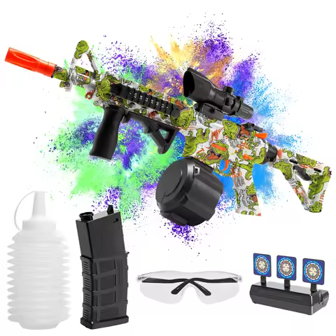 High Speed M4A1 Electric Gel Balls Gun Toys,Automatic&Manual Dual Modes Water Bullets Blaster,Upgrad