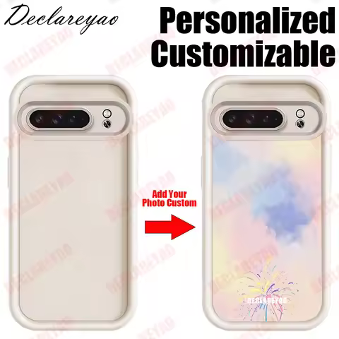 Personalized Customizable DIY Photos Coque For Google Pixel 10 Pro XL 9 9A 8 8A 7 7A Cases Covers Ma