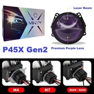Lensa Lampu LED Laser Projector Projie BiLED 3 Inch Inci Inchi Proyektor Mobil Motor Blue Purple Len
