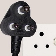 Cable power Cord 16A 250V 2.5M BS546 PM IAM H05VV-F-1.5mm 2 C3 C19 Most