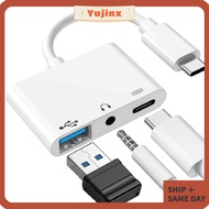 YUJINX Type-C to 3.5m Tablet Professional USB Splitter Data Transmission