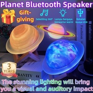 【Fast Delivery】Planet Bluetooth Speaker Stereo Portable Bluetooth Speaker Wireless Mini, Louder Volu