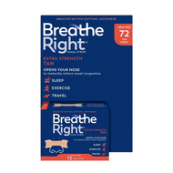 Breathe Right - 美國Breathe Right 緩解鼻塞鼻貼 特強型 72片（橙紅色）