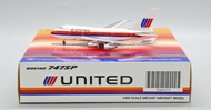 Ready Stock JC Wings 1: 400 United Airlines B747SP N140UA Alloy Airplane Model Limited Edition Car M