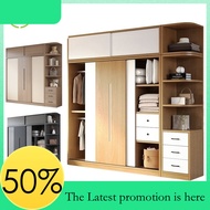 Lla2 Sliding Door Solid Wood Wardrobe Multifunctional Combination Storage Cabinet Nixianjia2.Sg