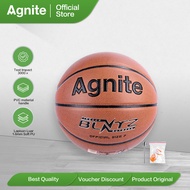 Agnite Basketball / Bola Basket Size #7 PVC Basketball Indoor Outdoor High Quality Murah F1105A