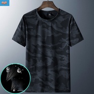 TIEQILI Quick Dry Fashion T Shirt Men'S 2024 Short Sleeves Summer Casual Black Green OverSize 6XL 7XL Top Tees GYM Tshirt Clothes