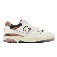 New Balance 550 NB Retro Shoes Men's Women's Beige Brown Distressed Sneakers [YUBO] BB550VGC D Last