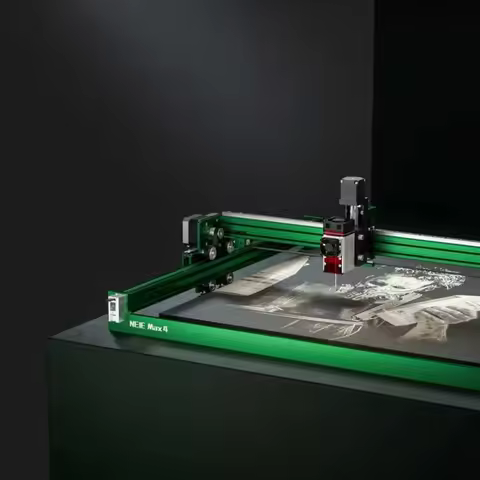 NEJE MAX 4 A40640 Engraver 4 Axis Engraver CNC Cutting Machine Wood MDF Plywood Leather Stone