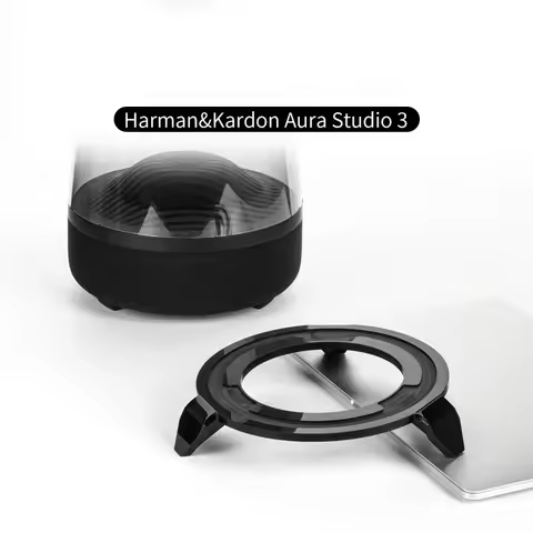 Acrylic Speaker Stand Portable Audio Speaker Desktop Mount Holder Compatible For Harman/Kardon Aura 