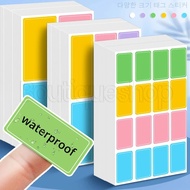 Candy Color Classfication Label Marks 40/60/160pcs Index Tab Stickers Removable Label Stickers Name 