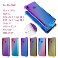 Casing Huawei nova 3i 5T Y6 2018 Y9 Y6 pro 2019 case huawei nova 4e 3e honor 8X case Gradient phone 