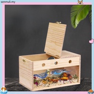 Pet Wood Parakeet Budgie Cockatiel Breeding Nesting Bird Avery Cage Box ZG