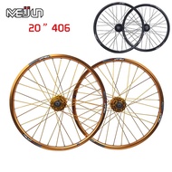 20 inch 406 MTB Mountain Bikes Bicycles Wheelset wheel Rim 32 Hole Quick release hub Disc Brake wheelset