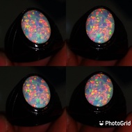 Cincin Batu Permata Asli Kalimaya Ausie Kembang Jarong Siang Malam Jarong Titanium