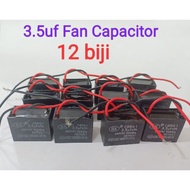 12 biji 3.5uf Fan Capacitor 3.5 uf
