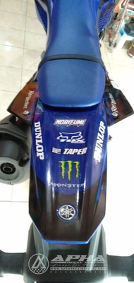 sticker decal yamaha wr 155 monster energy