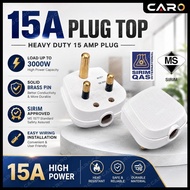 <SIRIM> PEAK 15A PLUG TOP SOCKET HEAVY DUTY 15AMPS PLUG TOP 3PIN SOCKET APPLIANCES LIKE AIR CONDITIO