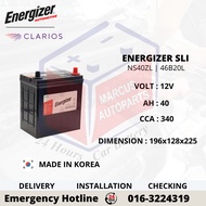 ENERGIZER SLI NS40ZL | 46B20L CAR BATTERY